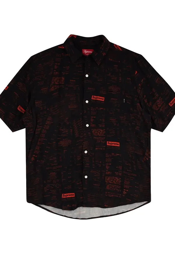 Supreme Receipts t-shirt - Svart