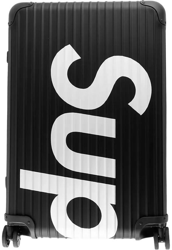 Supreme resväska med logotyp - Svart