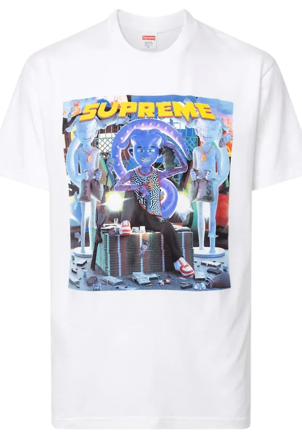 Supreme Richest kortärmad t-shirt - Vit