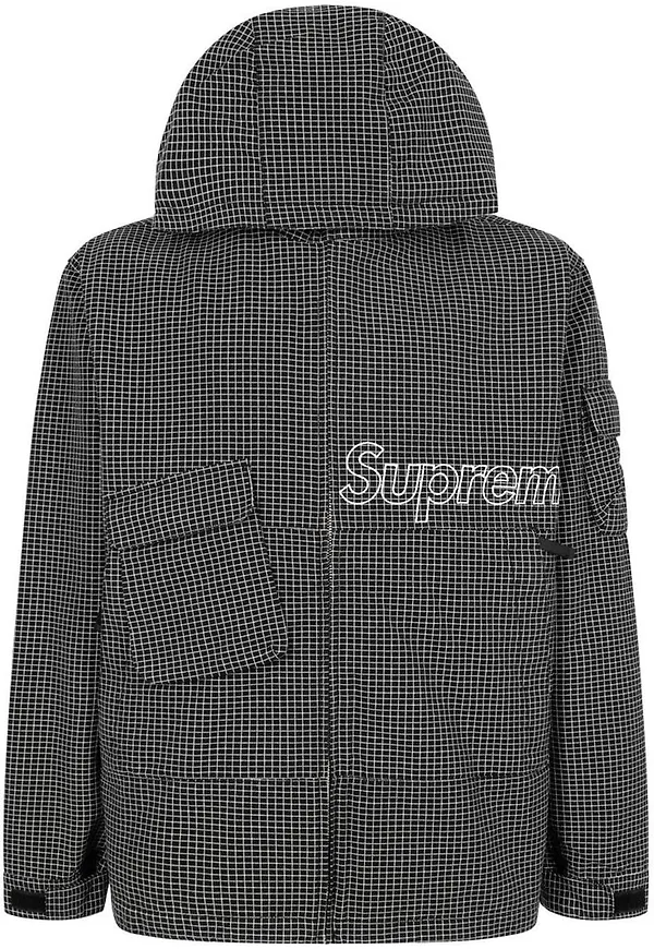 Supreme Ripstop utility-jacka - Svart