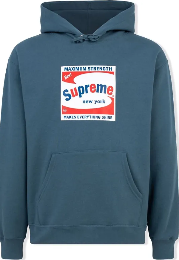 Supreme Shine hoodie SS21 - Blå