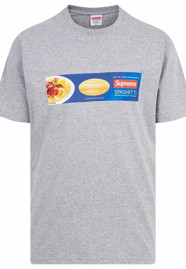Supreme Spaghetti t-shirt - Grå
