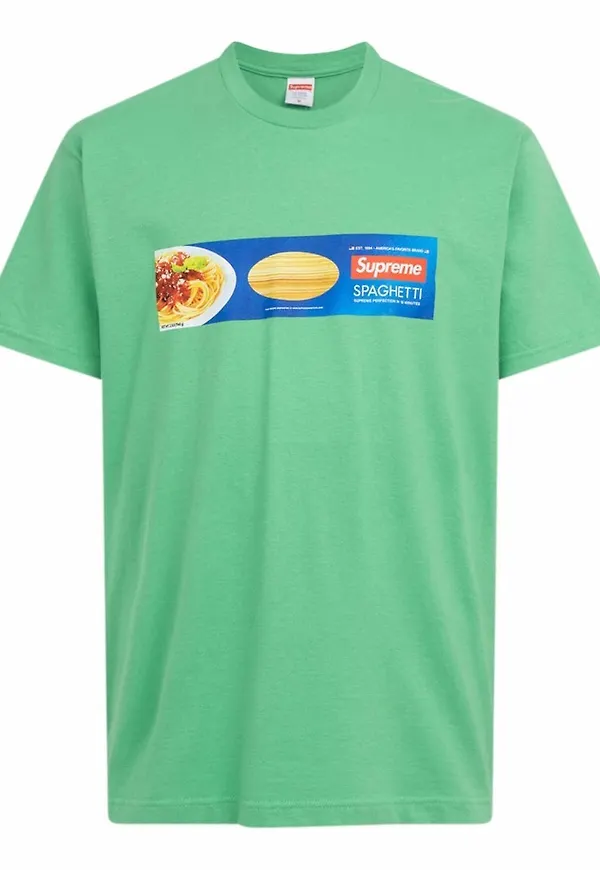 Supreme Spaghetti t-shirt - Grön