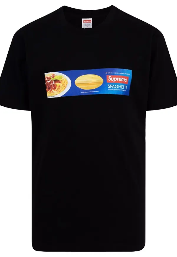 Supreme Spaghetti t-shirt - Svart