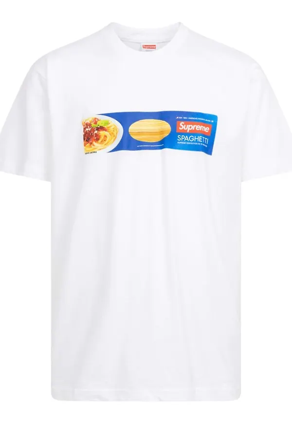 Supreme Spaghetti t-shirt - Vit