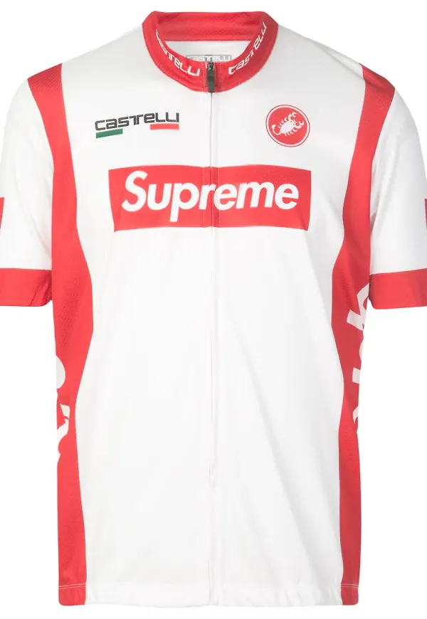 Supreme sporttröja med tryck - Vit