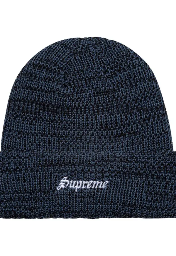 Supreme stickad mössa - Blå