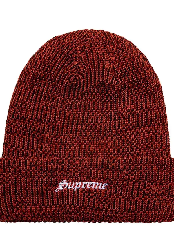 Supreme stickad mössa - Orange