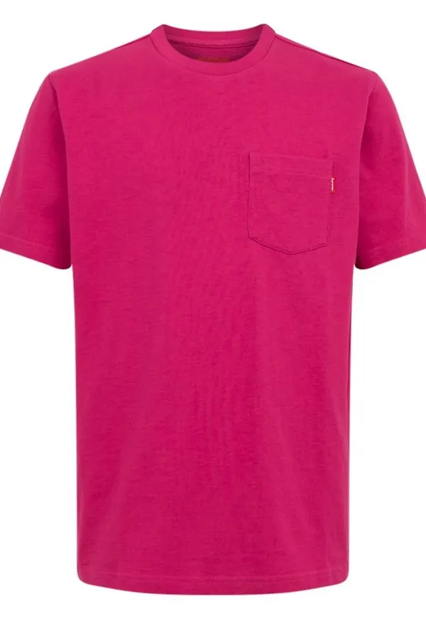 Supreme t-shirt med ficka - Rosa