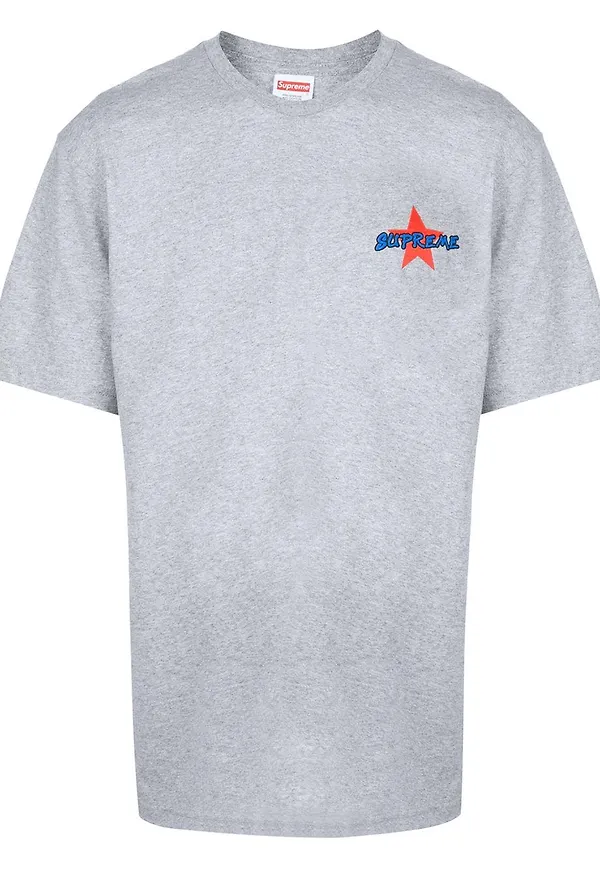 Supreme t-shirt med grafiskt tryck - Grå
