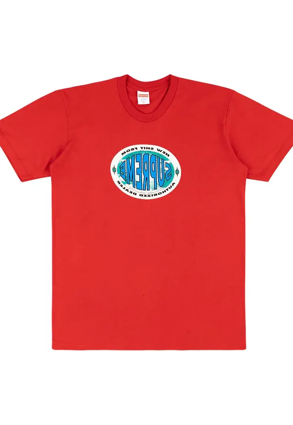 Supreme t-shirt med grafiskt tryck - Röd