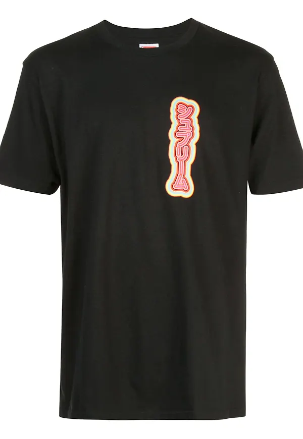 Supreme t-shirt med grafiskt tryck - Svart