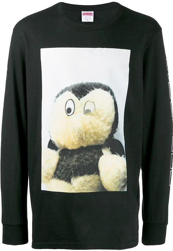 Supreme t-shirt med Mike Kelley-tryck - Svart