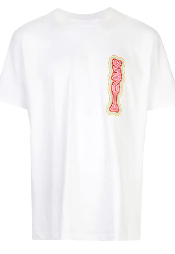 Supreme t-shirt med slogan - Vit