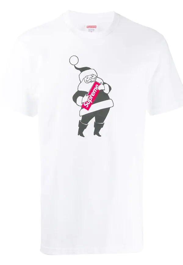 Supreme t-shirt med tryck - Vit
