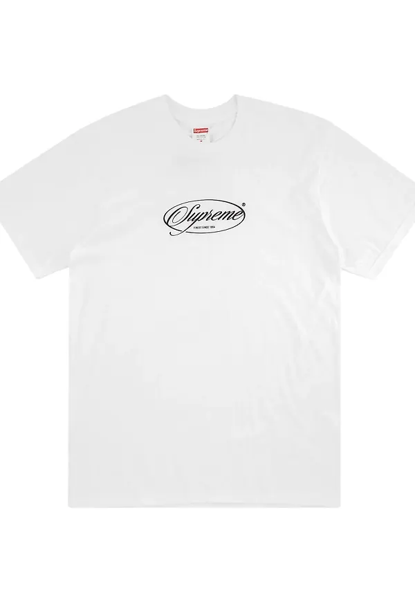 Supreme t-shirt med tryck - Vit