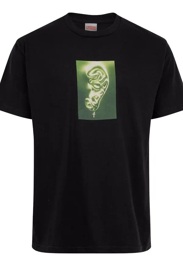 Supreme t-shirt med örntryck - Svart