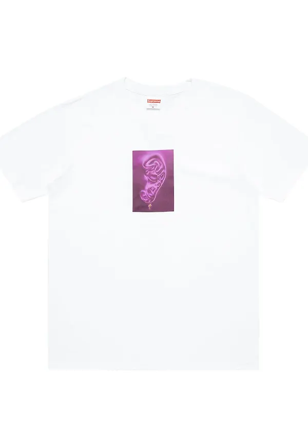 Supreme t-shirt med örntryck - Vit