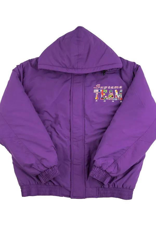 Supreme Team Puffy puffjacka - Lila