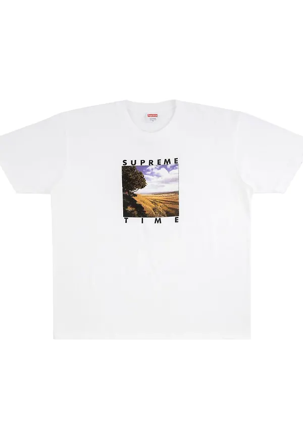 Supreme Time t-shirt - Vit