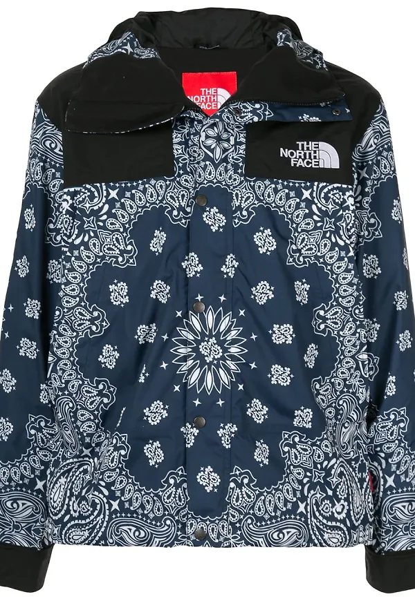Supreme TNF Bandana Mountain parkas - Blå
