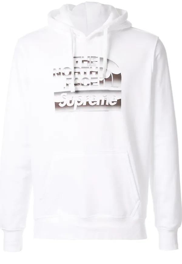 Supreme TNF huvtröja - Vit
