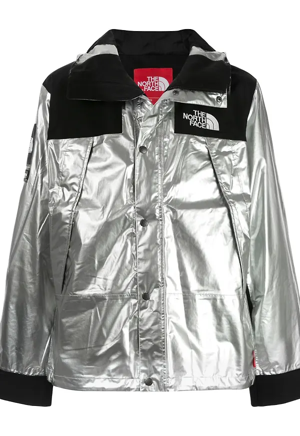 Supreme TNF parkas - Silverfärgad