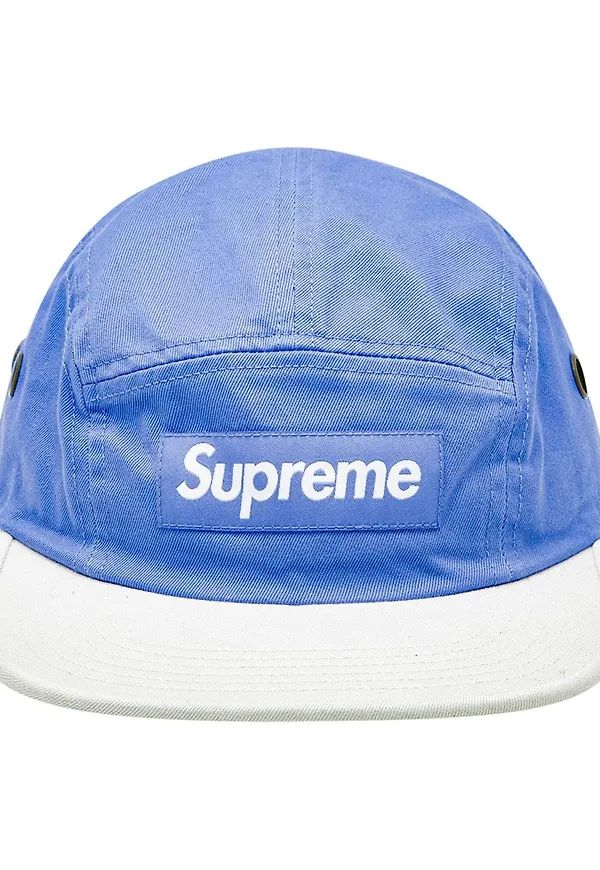 Supreme tvåfärgad keps - Blå