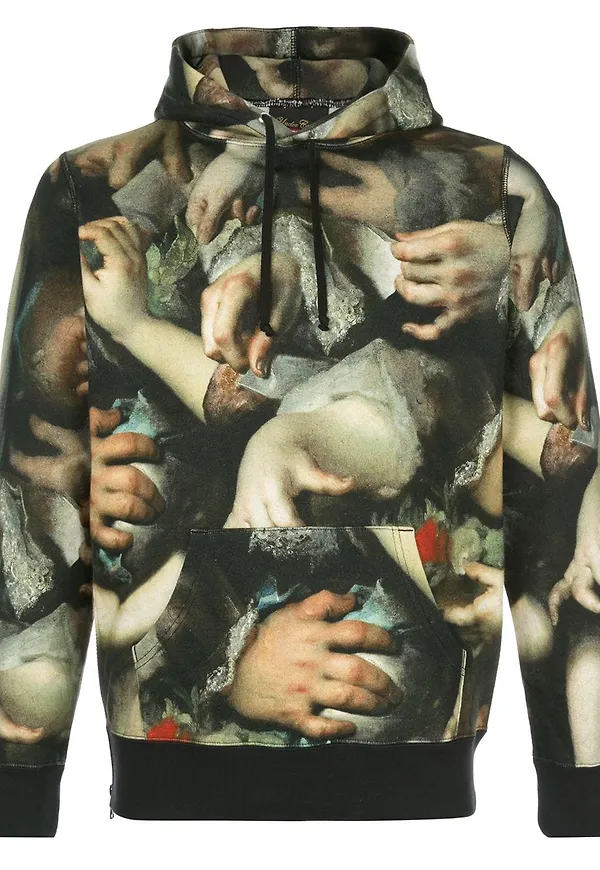 Supreme Undercover huvtröja med tryck - Svart