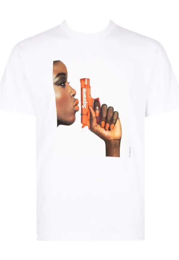 Supreme Water Pistol t-shirt - Vit