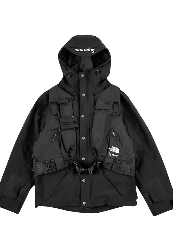 Supreme x The North Face RTG jacka med väst - Svart