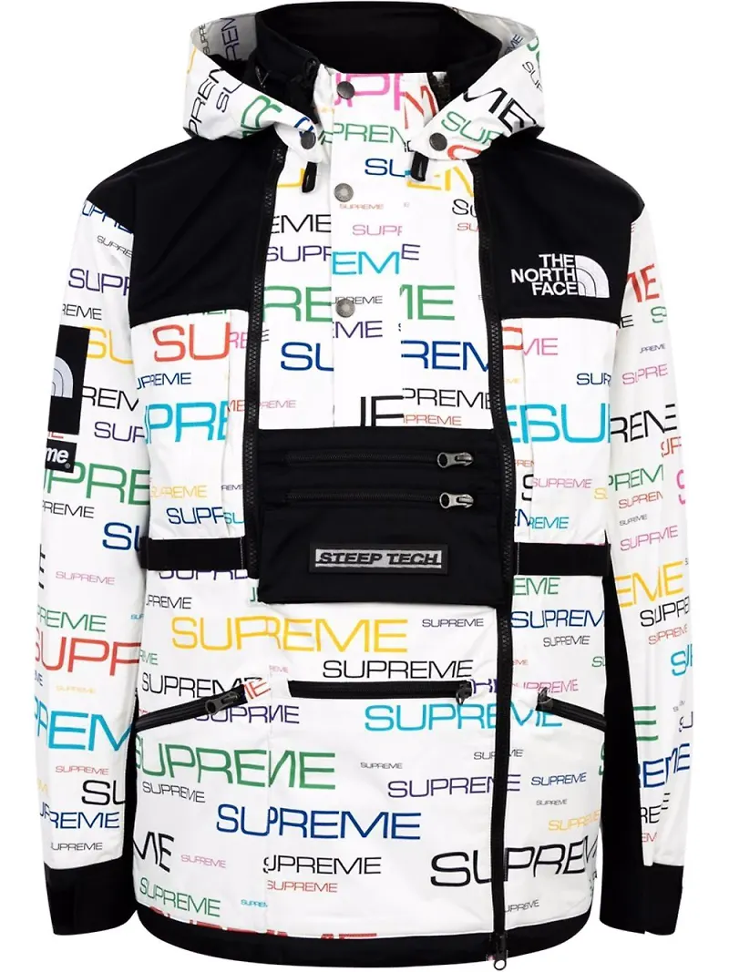 Supreme x The North Face Tech Apogee jacka - Vit