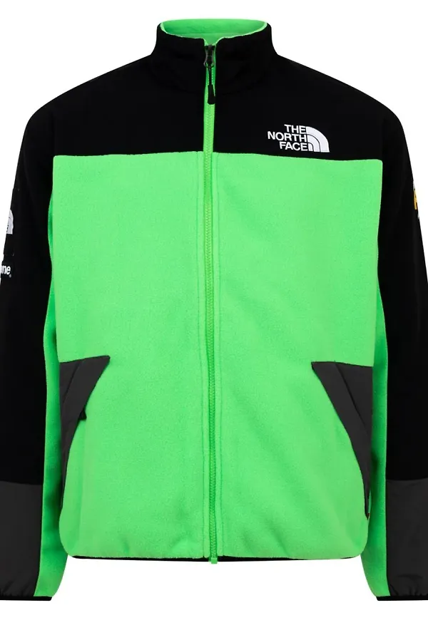 Supreme x TNF RTG fleecejacka - Grön