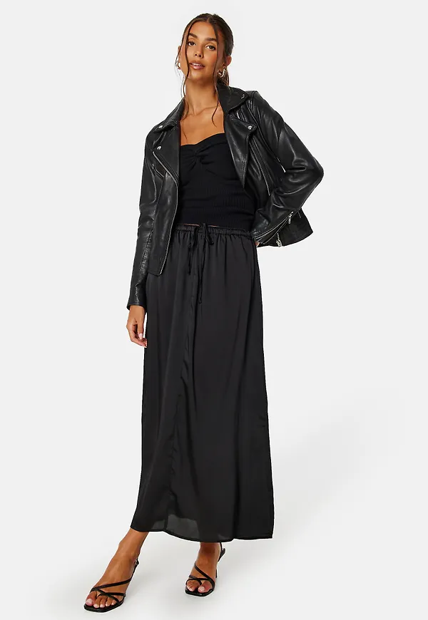 Suzette Ankel Long Satin Skirt