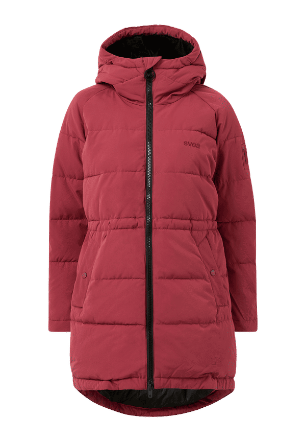 Svea - Jacka W. Hourglass Puffer Jacket - Röd - 34