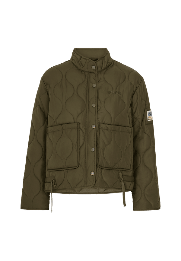 Svea - Jacka W. Quilted Jacket - Grön