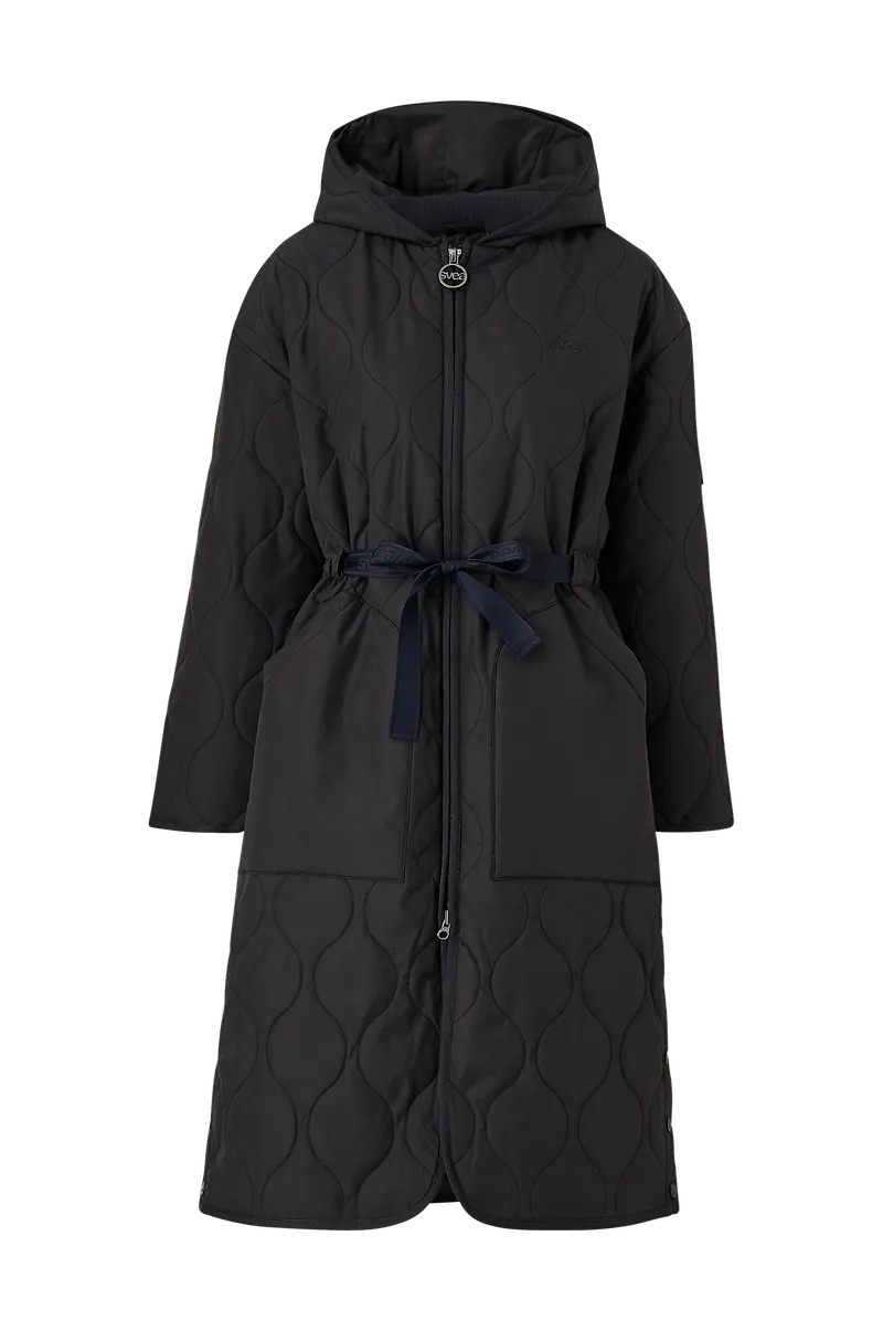 Svea - Kappa W. Long Queen Jacket - Svart