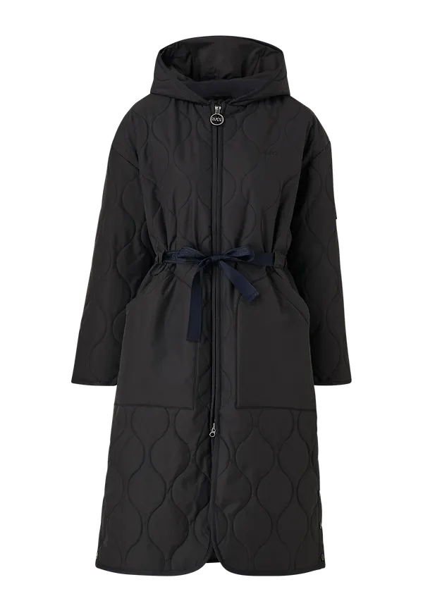 Svea - Kappa W. Long Queen Jacket - Svart