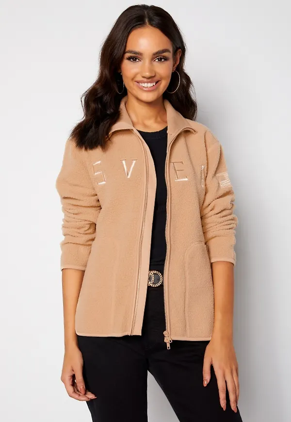 Svea W. Pile Turtle Zip Sweat 006 Sand XL