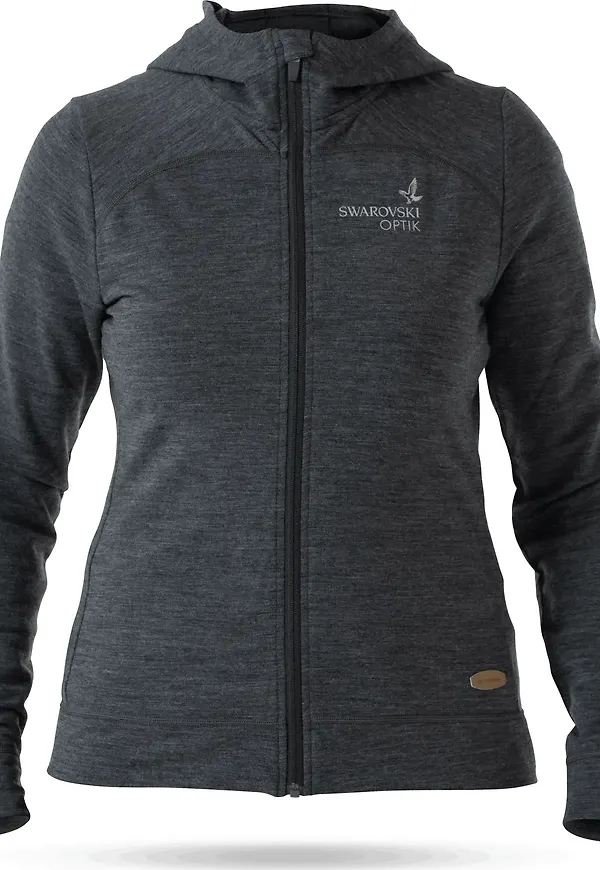 Swarovski Women's Mh Merino Hoodie Grey