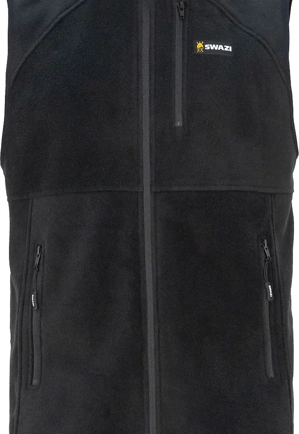 Swazi Men's Sherpa Vest Black