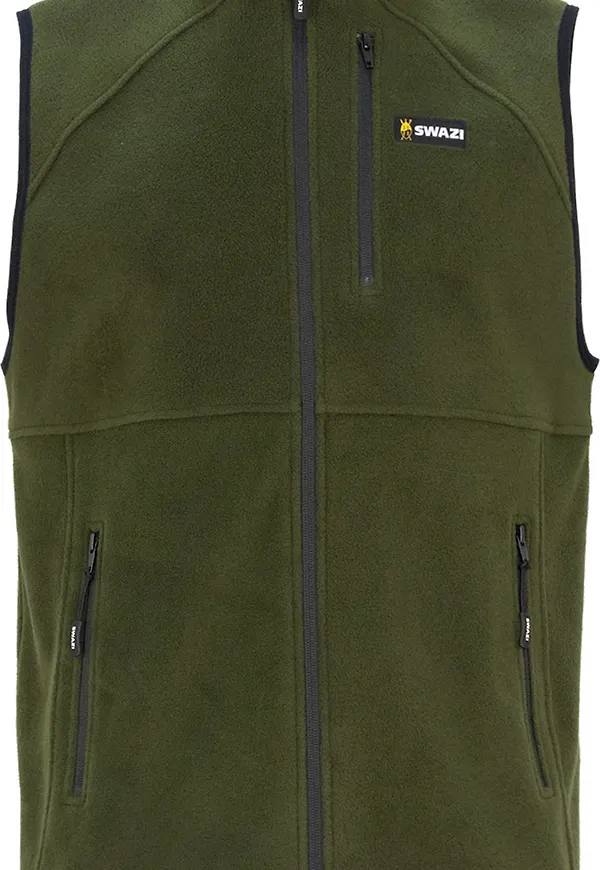 Swazi Men's Sherpa Vest Olive