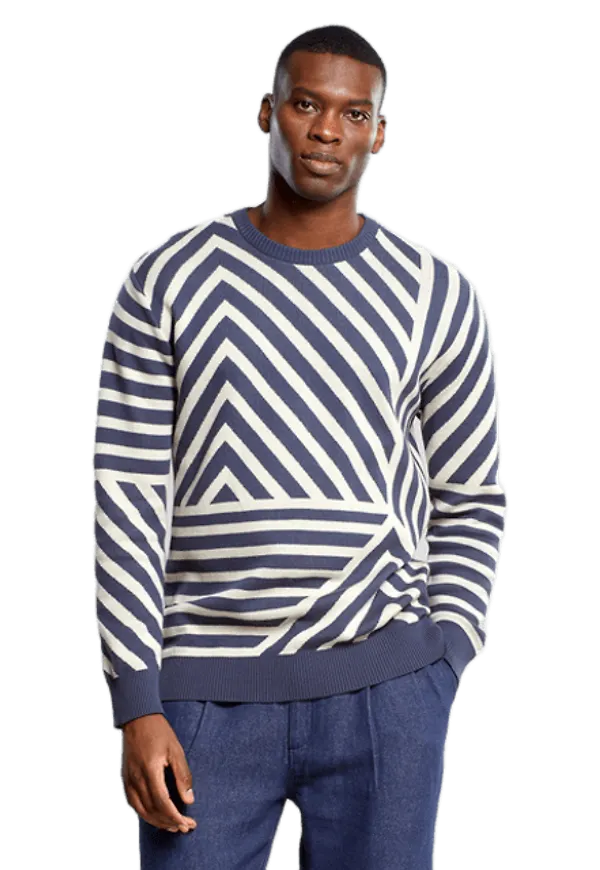 Sweater Mora Mountain Line Ombre Blue