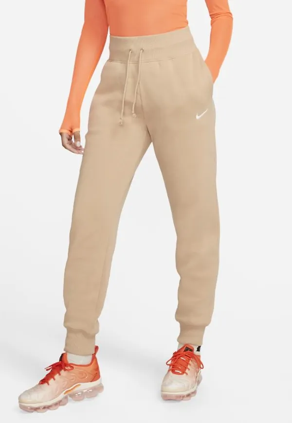 Sweats Nike Sportswear Phoenix Fleece med hög midja för kvinnor - Brun