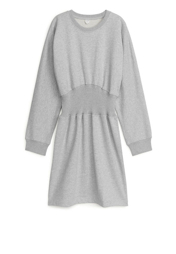 Sweatshirt Dress - Grey