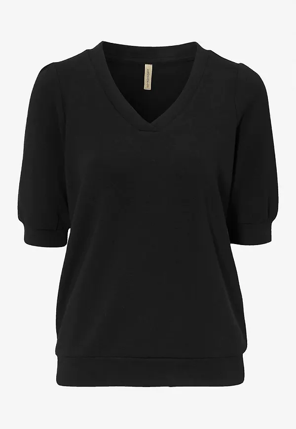 Sweatshirt i tung, mjuk trikå Banu