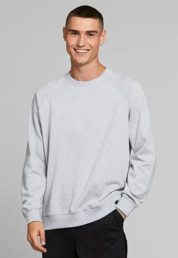 Sweatshirt Malmoe Base Grey Melange