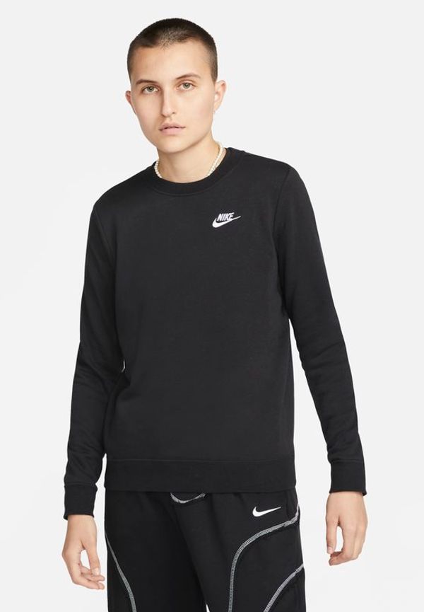 Sweatshirt Nike Sportswear Club Fleece med rund hals för kvinnor - Svart