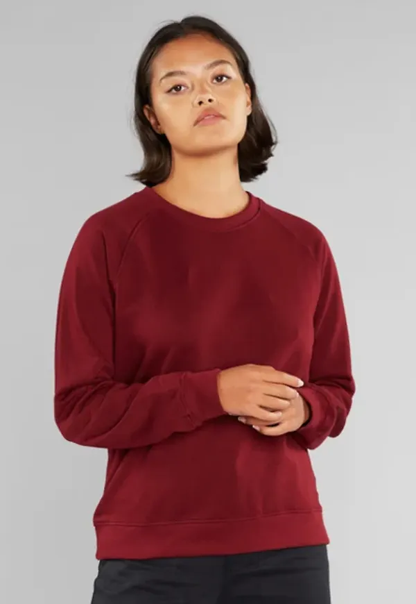 Sweatshirt Ystad Raglan Base Burgundy