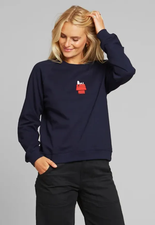 Sweatshirt Ystad Raglan Doghouse Navy